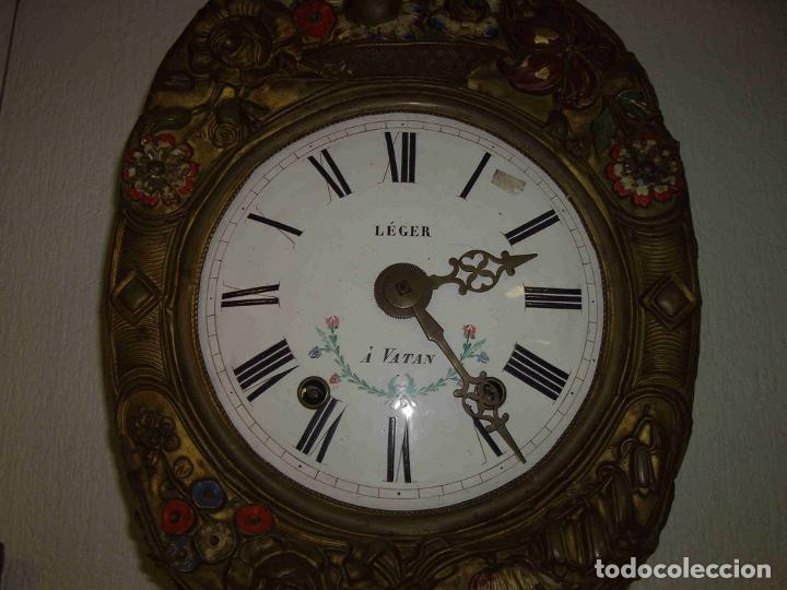 Relojes de pared: RELOJ MORET PENDULO FLORES - Foto 4