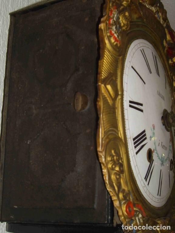 Relojes de pared: RELOJ MORET PENDULO FLORES - Foto 6
