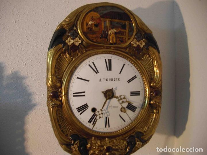 Relojes de pared: RELOJ DE PARED MORET A. PERRIER - Foto 6