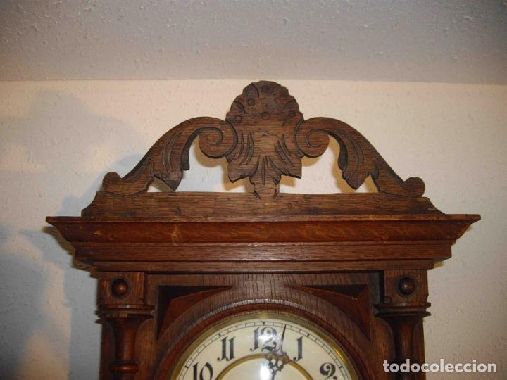 Relojes de pared: RELOJ PARED MADERA TALLADA - Foto 5