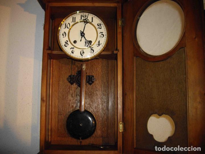 Relojes de pared: RELOJ PARED MADERA TALLADA - Foto 6