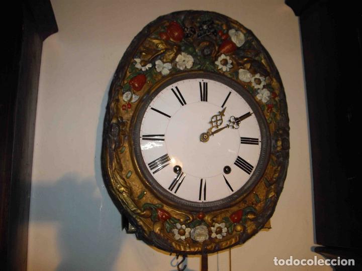 Relojes de pared: RELOJ PARED MORET ROSAS BLANCAS - Foto 3