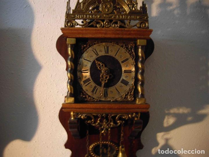 Relojes de pared: RELOJ PARED PESAS PERA PENDULO INTERIOR - Foto 2
