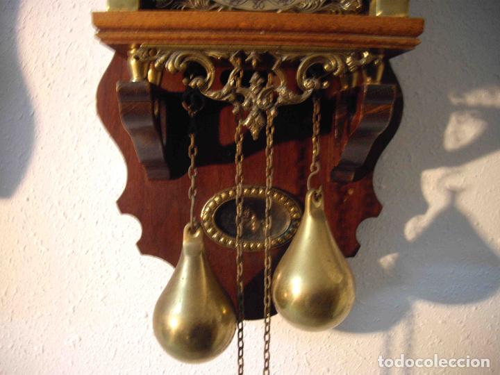 Relojes de pared: RELOJ PARED PESAS PERA PENDULO INTERIOR - Foto 4