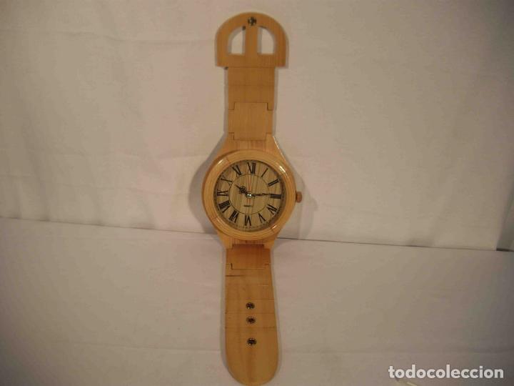 Relojes de pared: RELOJ PULSERA MADERA XL - Foto 2