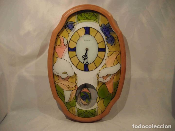 Relojes de pared: RELOJ PARED KAISER VIDRIERA - Foto 1