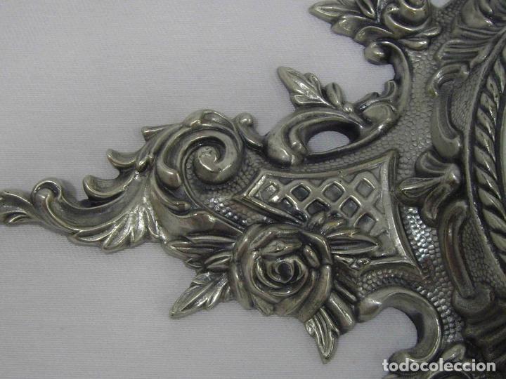 Relojes de pared: RELOJ METAL PLATEADO - Foto 4