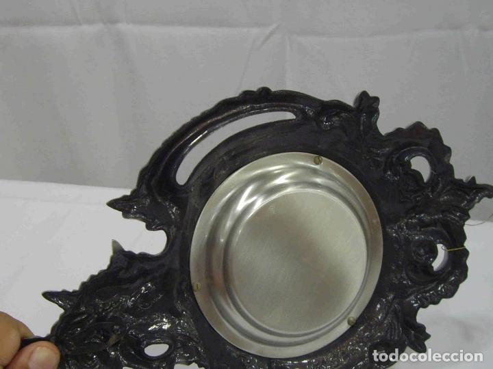 Relojes de pared: RELOJ METAL PLATEADO - Foto 5