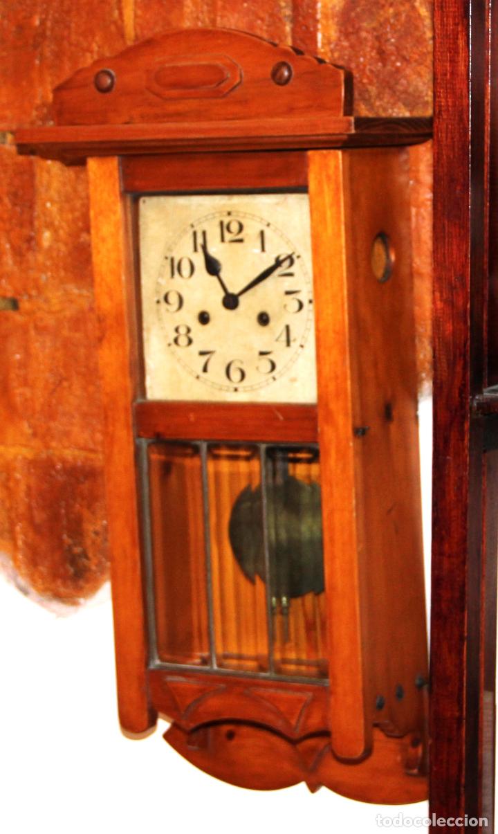 Relojes de pared: ANTIGUO RELOJ DE PARED ALEMAN - Foto 2