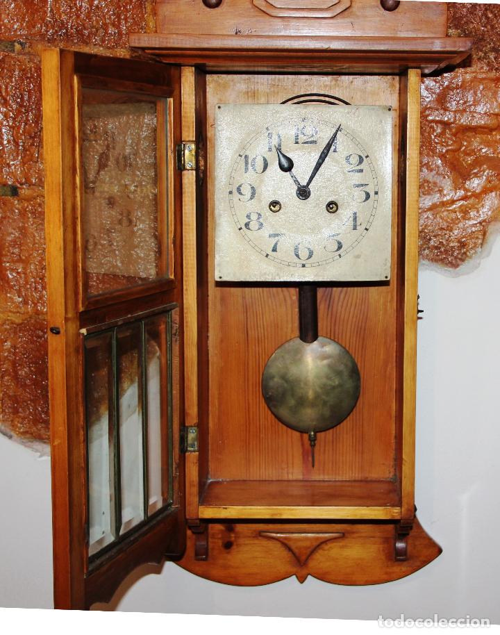 Relojes de pared: ANTIGUO RELOJ DE PARED ALEMAN - Foto 5