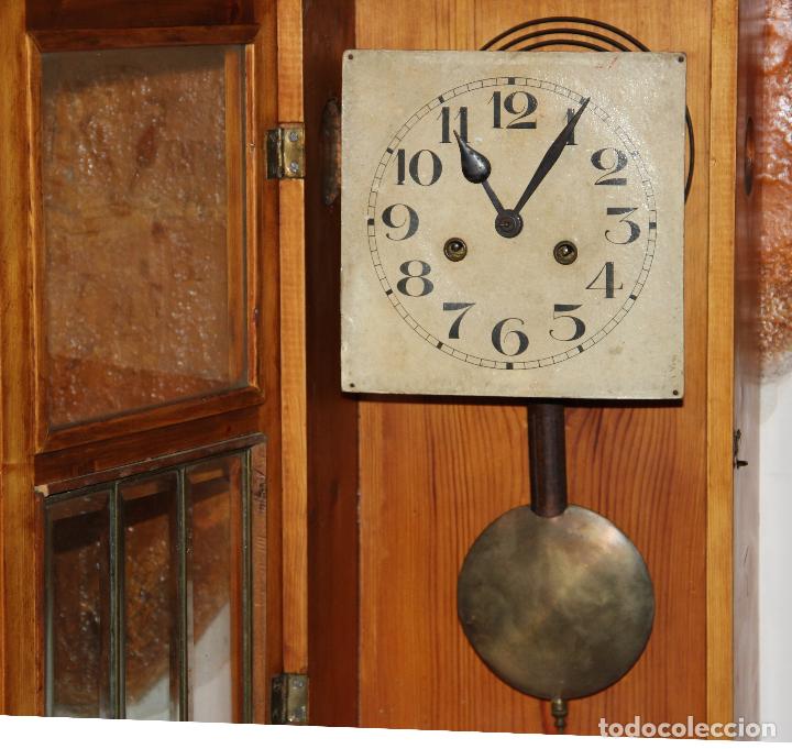 Relojes de pared: ANTIGUO RELOJ DE PARED ALEMAN - Foto 6