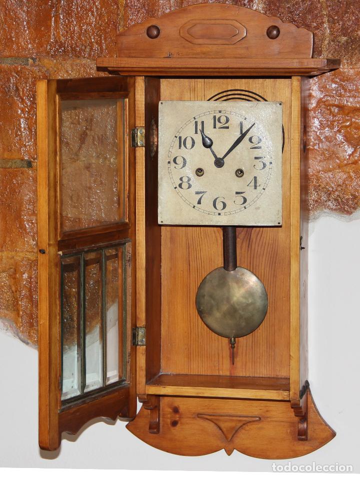 Relojes de pared: ANTIGUO RELOJ DE PARED ALEMAN - Foto 11