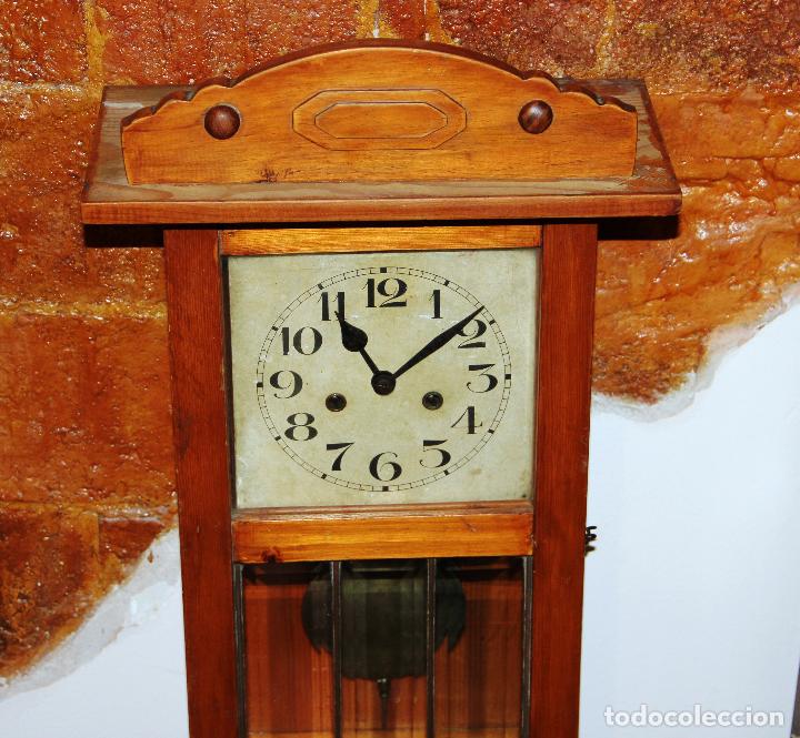 Relojes de pared: ANTIGUO RELOJ DE PARED ALEMAN - Foto 12