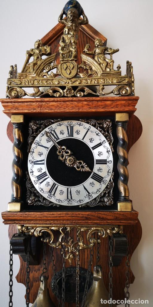 Relojes de pared: Relog antiguo a pesas - Foto 3