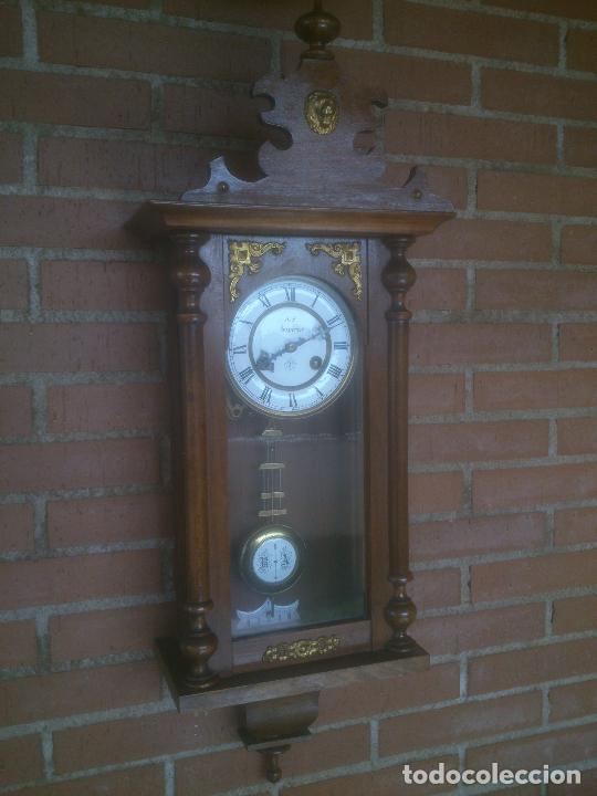 Relojes de pared: RELOJ DE PARED JUNGHANS - Foto 6