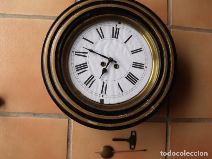 antigua maquinaria reloj de pared ii - Compra venta en todocoleccion