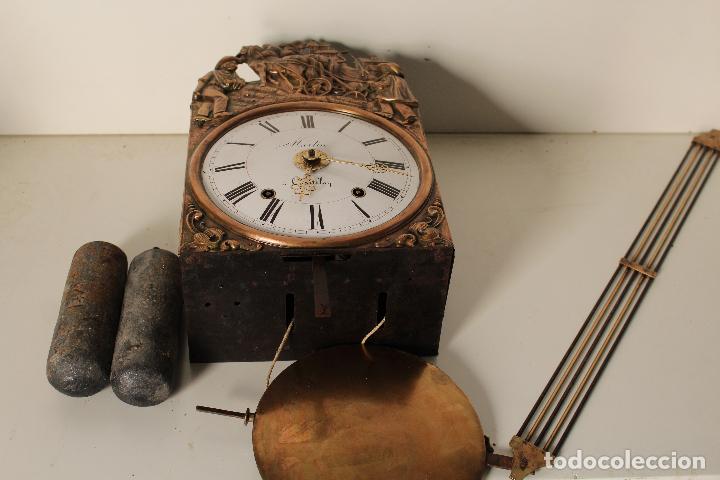 Relojes de pared: antiguo Reloj Morez de martin - Foto 2