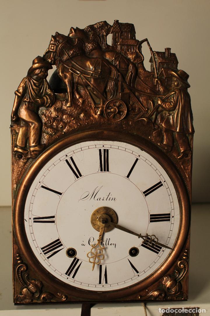 Relojes de pared: antiguo Reloj Morez de martin - Foto 4