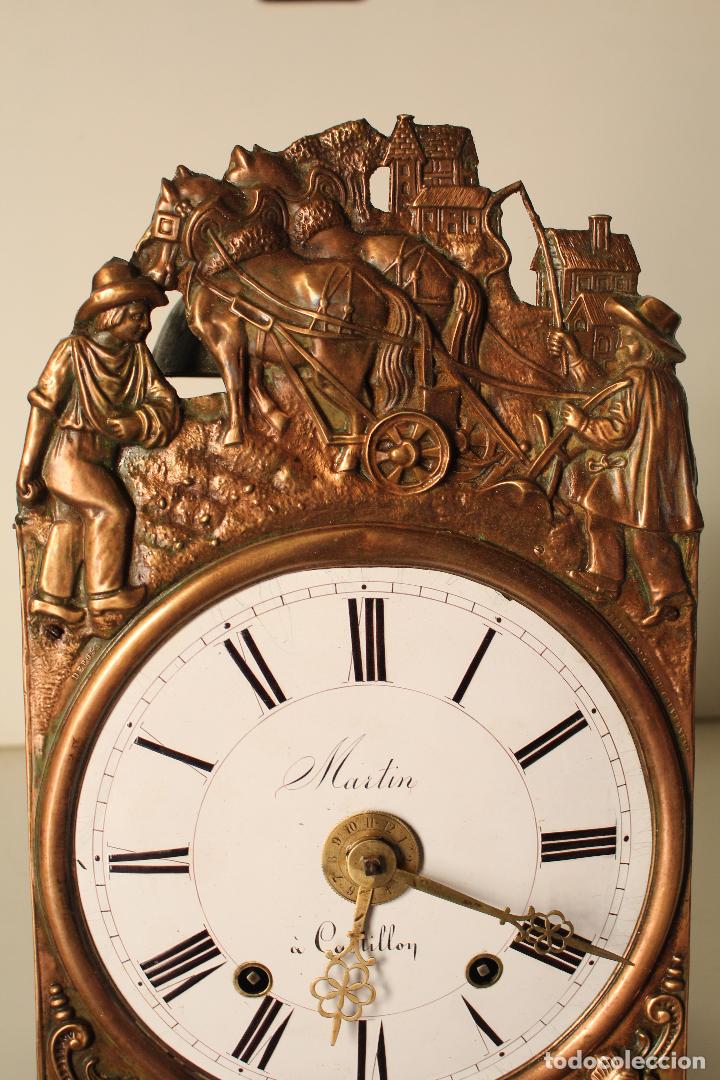 Relojes de pared: antiguo Reloj Morez de martin - Foto 6
