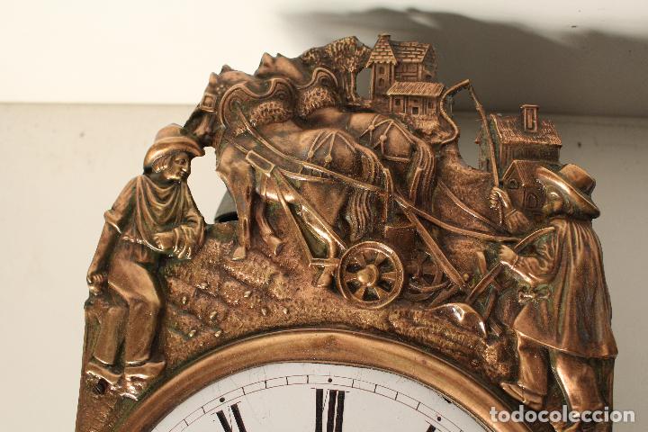 Relojes de pared: antiguo Reloj Morez de martin - Foto 9