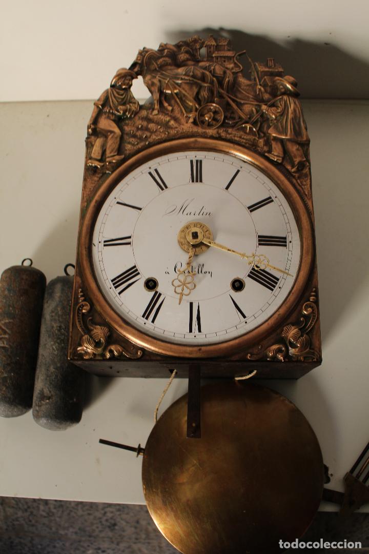 Relojes de pared: antiguo Reloj Morez de martin - Foto 1