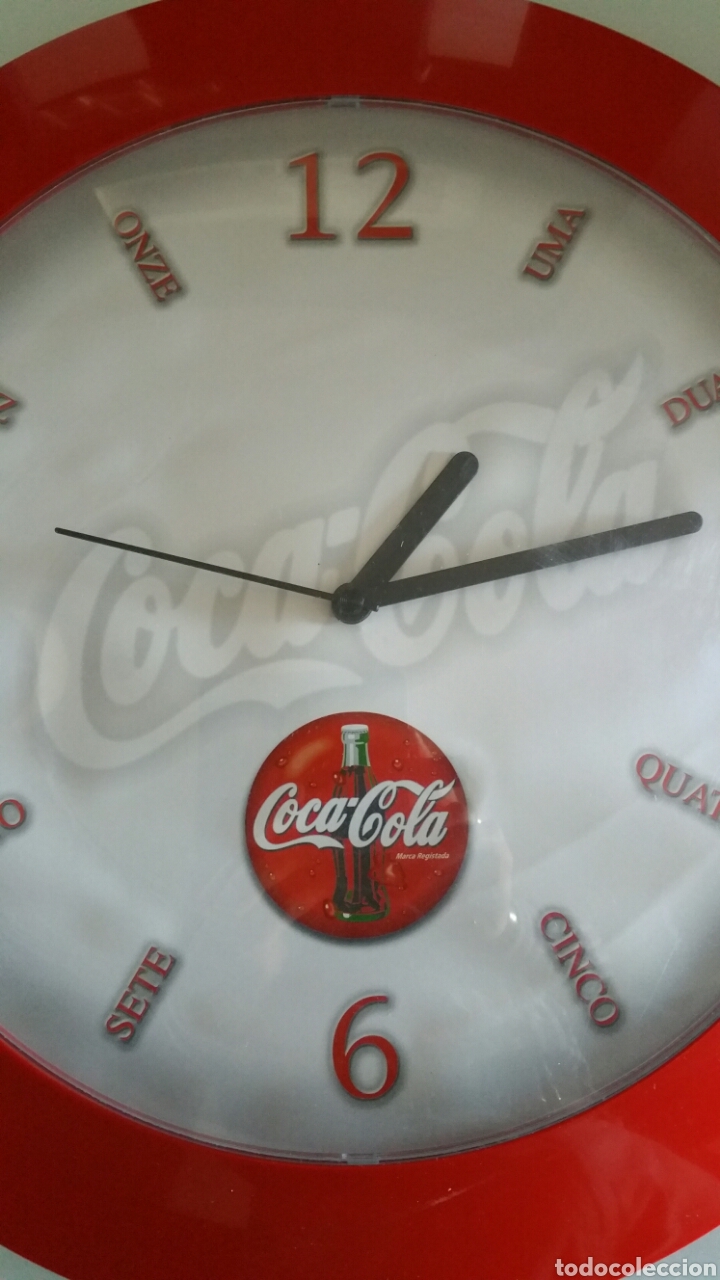 Relojes de pared: Reloj de pared, coca cola,no funciona. - Foto 3