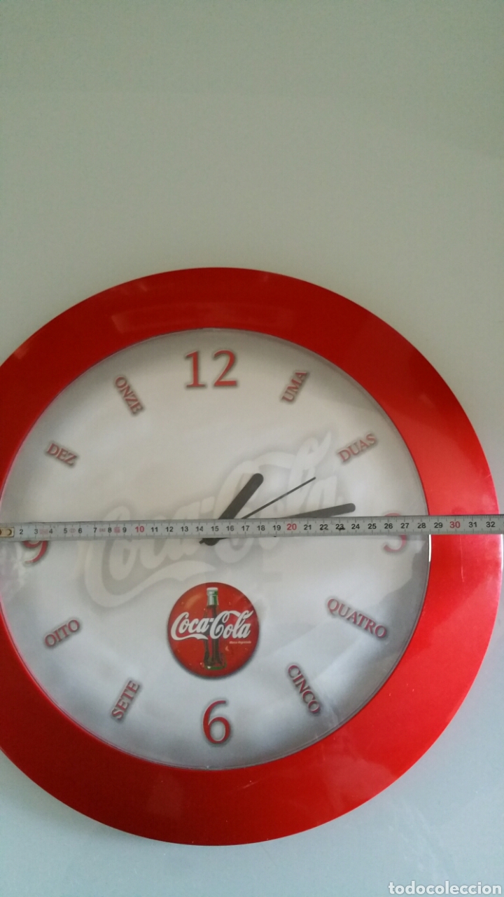 Relojes de pared: Reloj de pared, coca cola,no funciona. - Foto 4
