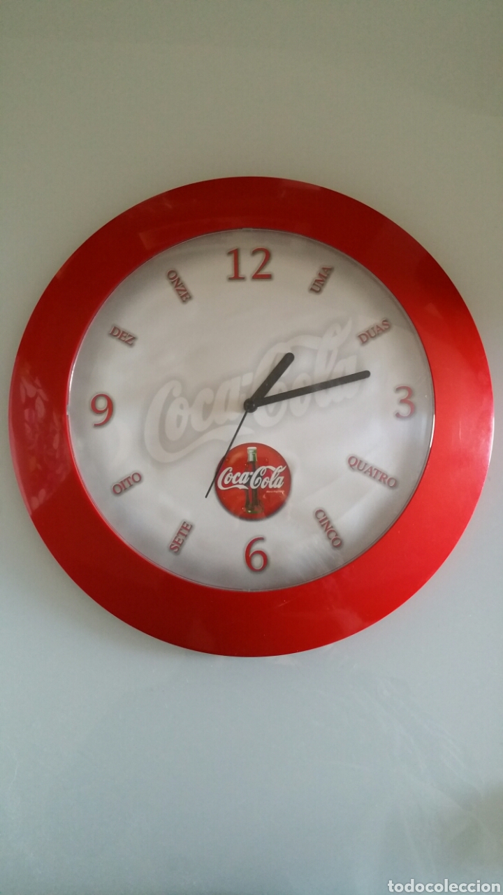 Relojes de pared: Reloj de pared, coca cola,no funciona. - Foto 1