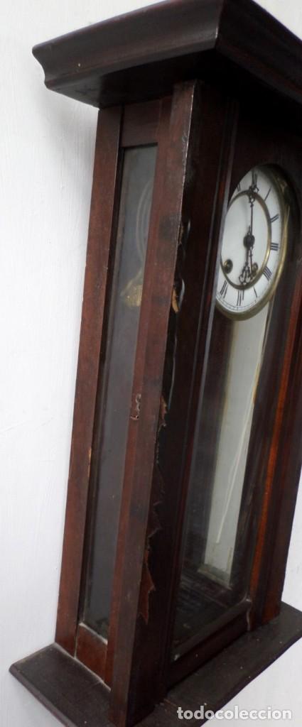Relojes de pared: Reloj de pared Esfera y péndulo esmaltado - Lo he cogido de la casa en funcionamiento - Foto 7 - 249135620
