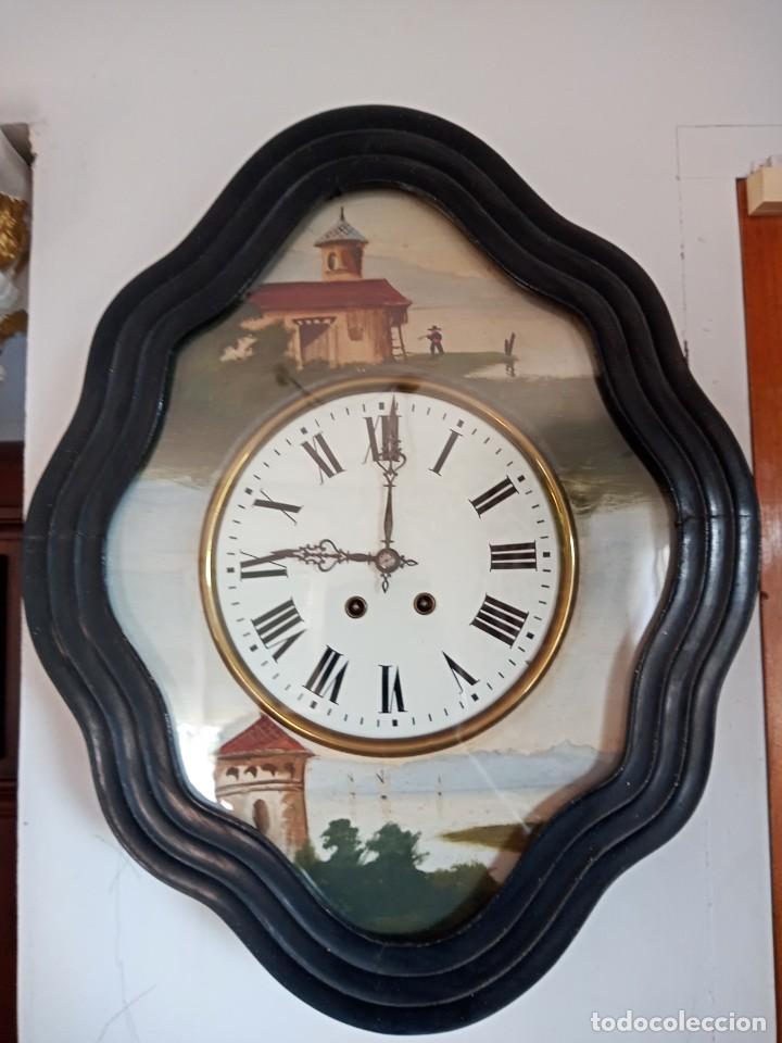 Relojes de pared: Antiguo reloj ojo de buey frances - Foto 9