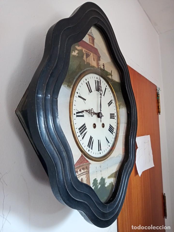Relojes de pared: Antiguo reloj ojo de buey frances - Foto 10