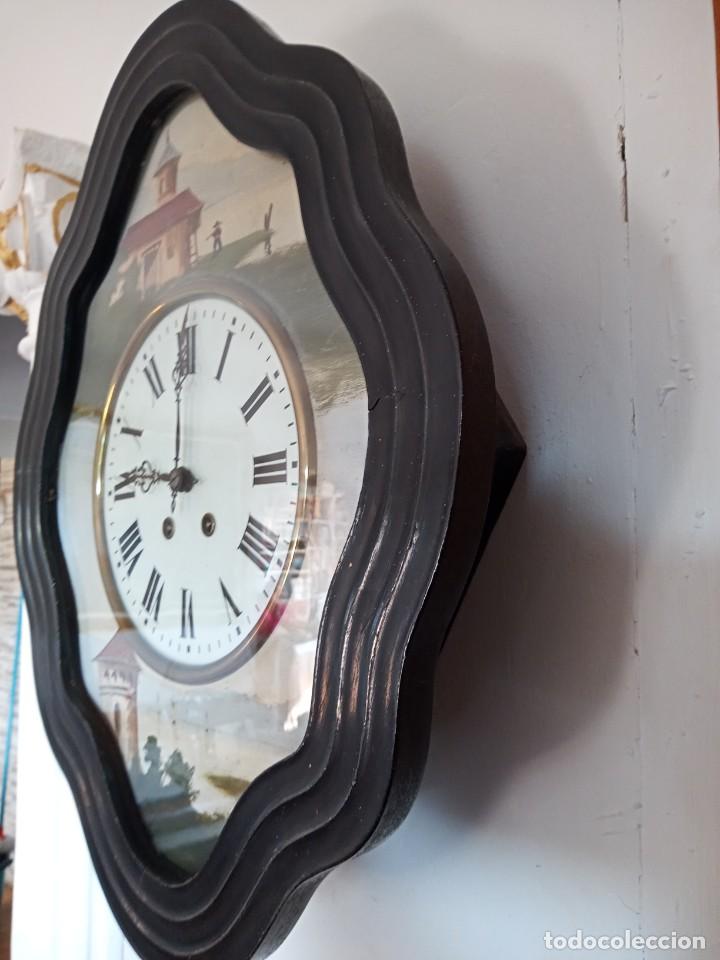 Relojes de pared: Antiguo reloj ojo de buey frances - Foto 11