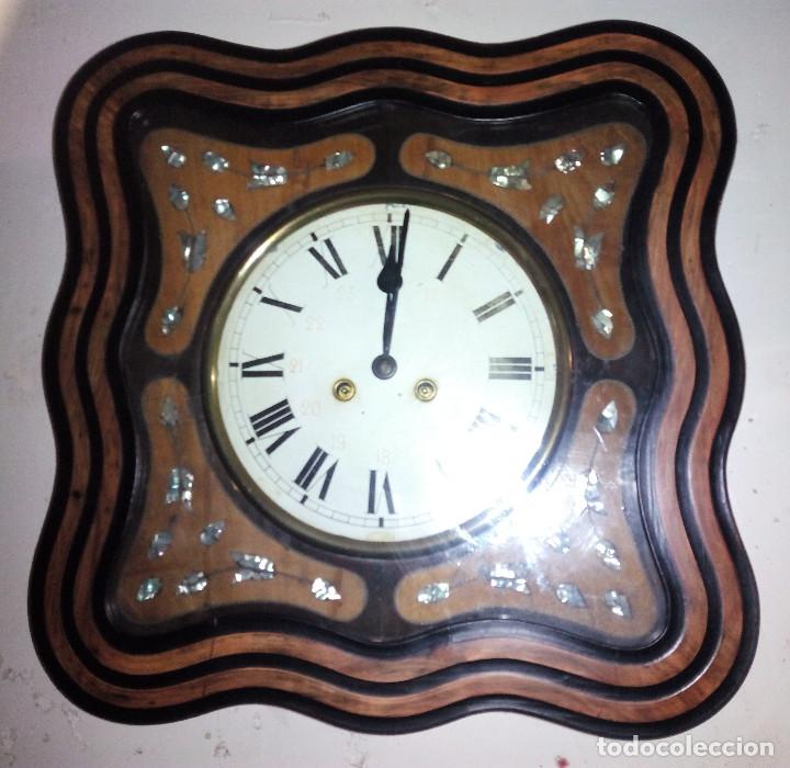 Relojes de pared: Antiguo reloj Ojo de buey de principios del siglo XX - Foto 2 - 265463634