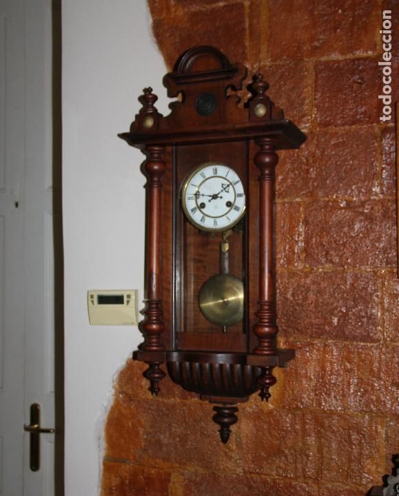 Relojes de pared: ANTIGUO RELOJ DE PARED ALEMAN - Foto 3