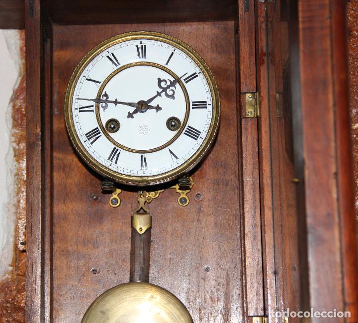 Relojes de pared: ANTIGUO RELOJ DE PARED ALEMAN - Foto 5
