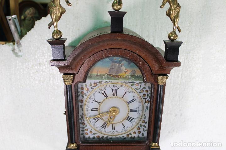 Relojes de pared: antiguo reloj holandes de pared - Foto 4