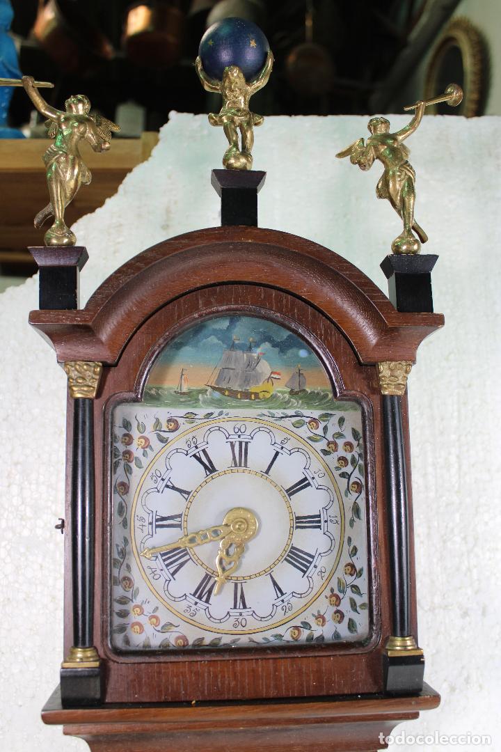 Relojes de pared: antiguo reloj holandes de pared - Foto 5