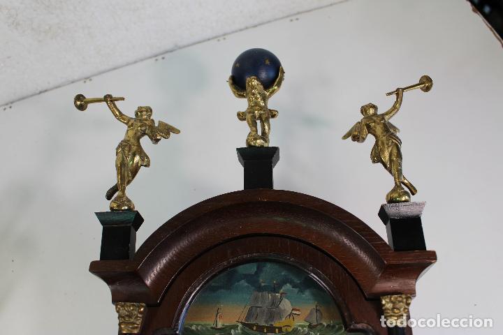 Relojes de pared: antiguo reloj holandes de pared - Foto 7