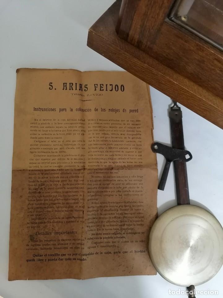 Relojes de pared: Reloj de pared con caja de madera, Duacir - Foto 3