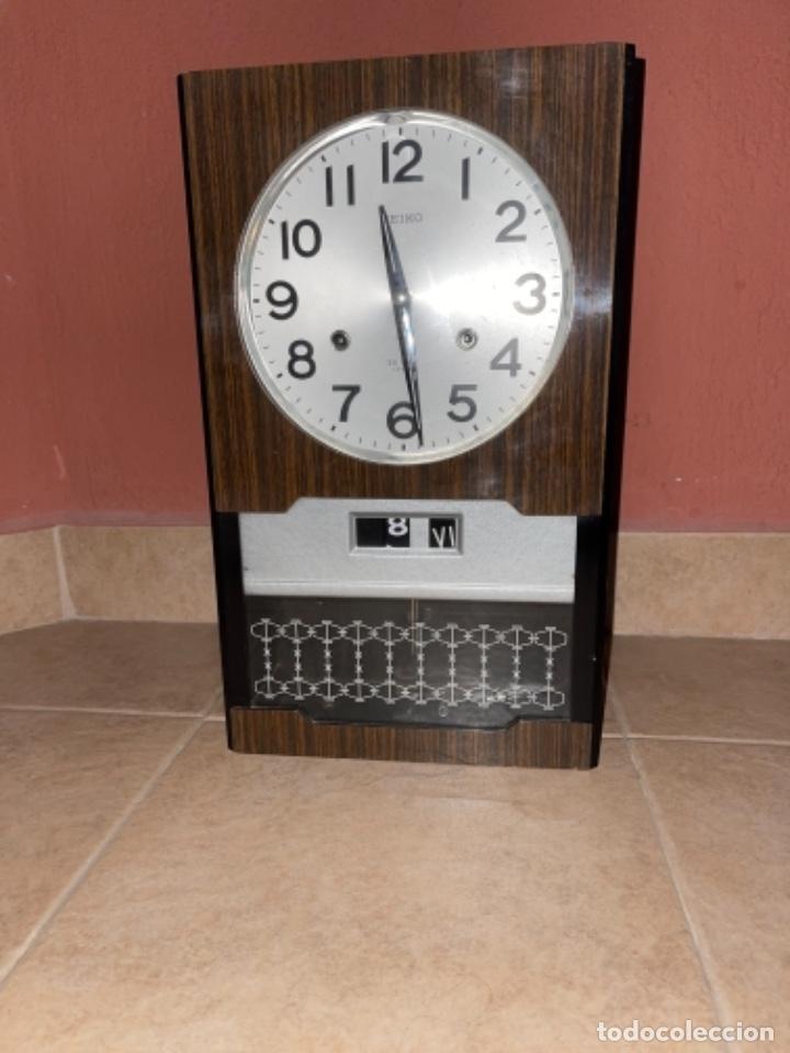 seiko reloj pared 30 dias cuerda funcionando pe - Comprar Relógios antigos  de parede no todocoleccion
