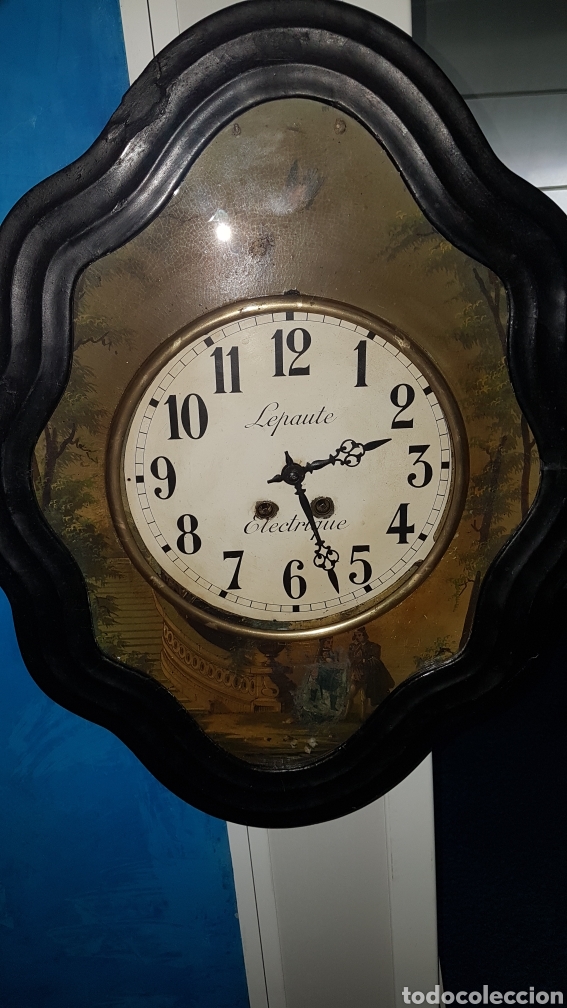 Relojes de pared: RELOJ OJO BUEY LEPANTE FUNCIONA - Foto 4