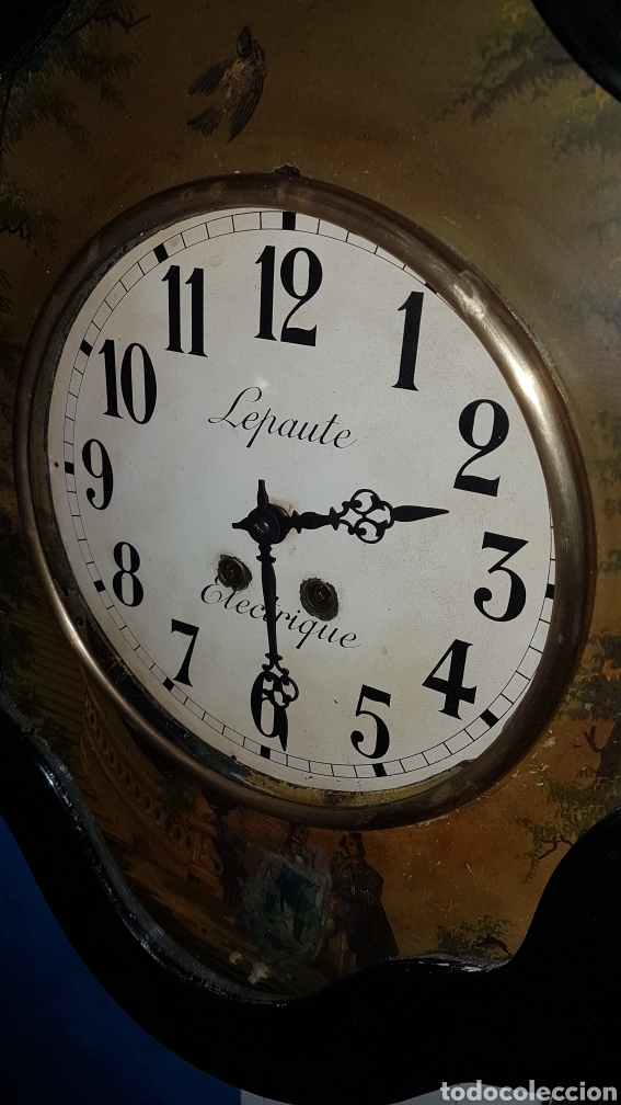 Relojes de pared: RELOJ OJO BUEY LEPANTE FUNCIONA - Foto 8