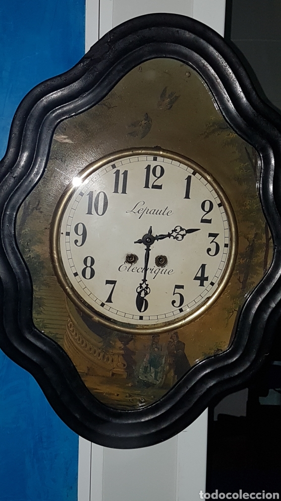 Relojes de pared: RELOJ OJO BUEY LEPANTE FUNCIONA - Foto 9