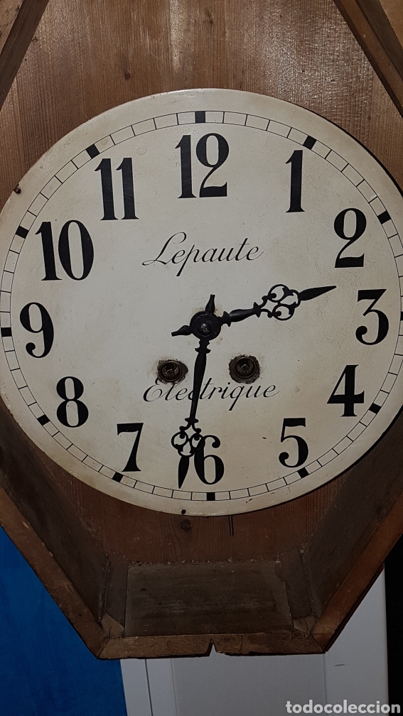 Relojes de pared: RELOJ OJO BUEY LEPANTE FUNCIONA - Foto 10