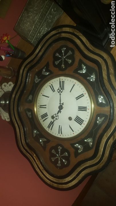 Relojes de pared: reloj de pared con marqueteria - Foto 1
