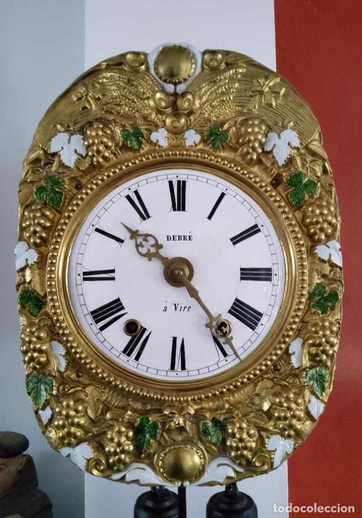 Relojes de pared: RELOJ MOR&Eacute; DE PENDULO REAL, A&Ntilde;O 1880 - Foto 5