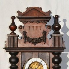 Relojes de pared: ¡¡GRAN OFERTA!!!ANTIGUO RELOJ ALFONSINO-GUSTAV BECKER- ALEMANIA-FUNCIONA BIEN-AÑO 1910-