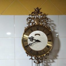 Relojes de pared: ANTIGUO RELOJ DE PARED SCHMECKENBECHER, FABRICADO EN ALEMANIA AÑO 1976. Lote 317202663