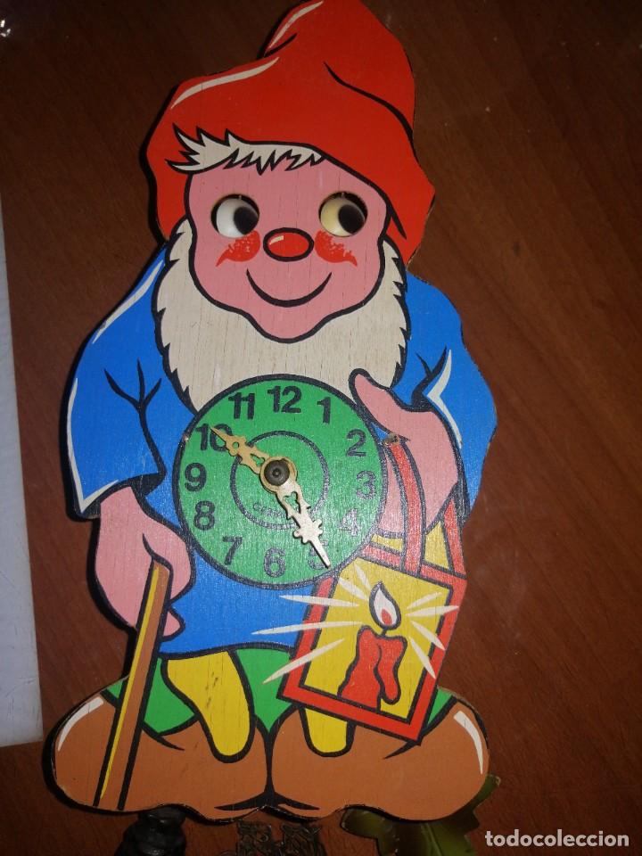 Relojes de pared: RELOJ ALEMAN MOVIMIENTO DE OJOS - Foto 2