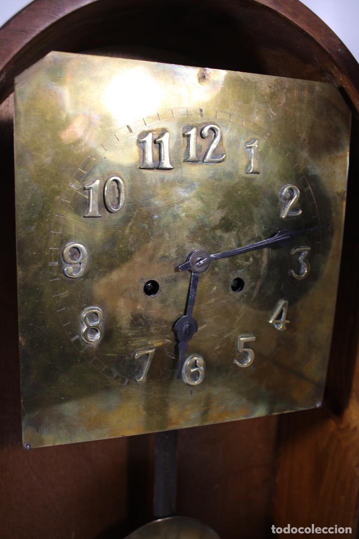 Relojes de pared: reloj de madera antiguo - Foto 6